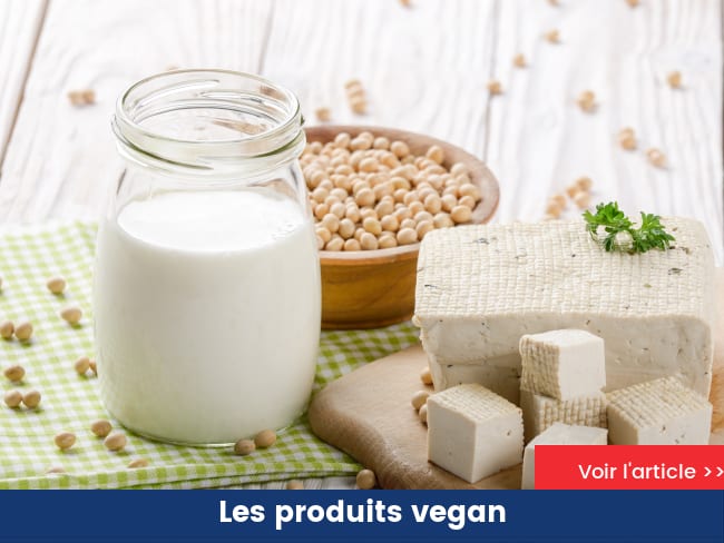 Les produits vegan